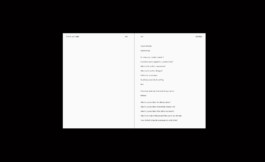 David Antin, Félicia Atkinson, Charles Bernstein, Julien Bismuth, François J. Bonnet, David Horvitz, Sophie Kaplan, Hanne Lippard, Yann Sérandour, Christine Sun Kim, Christian Xatrec Shelter Press