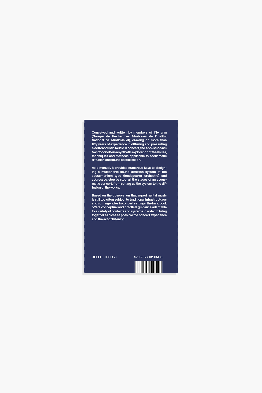 Manuel de l'acousmonim acoumsatic handbook